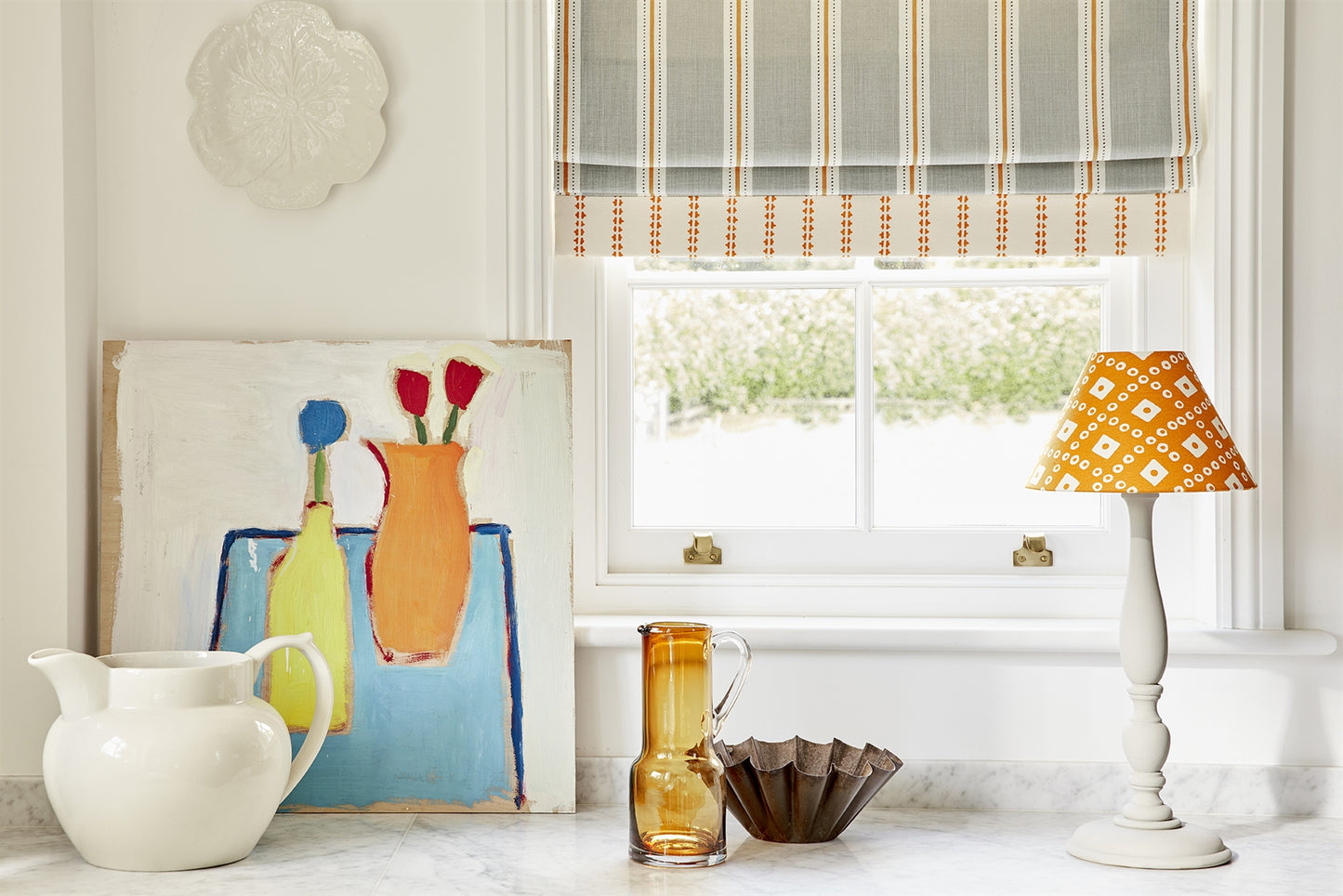 Simple Ticking Detail - Marigold