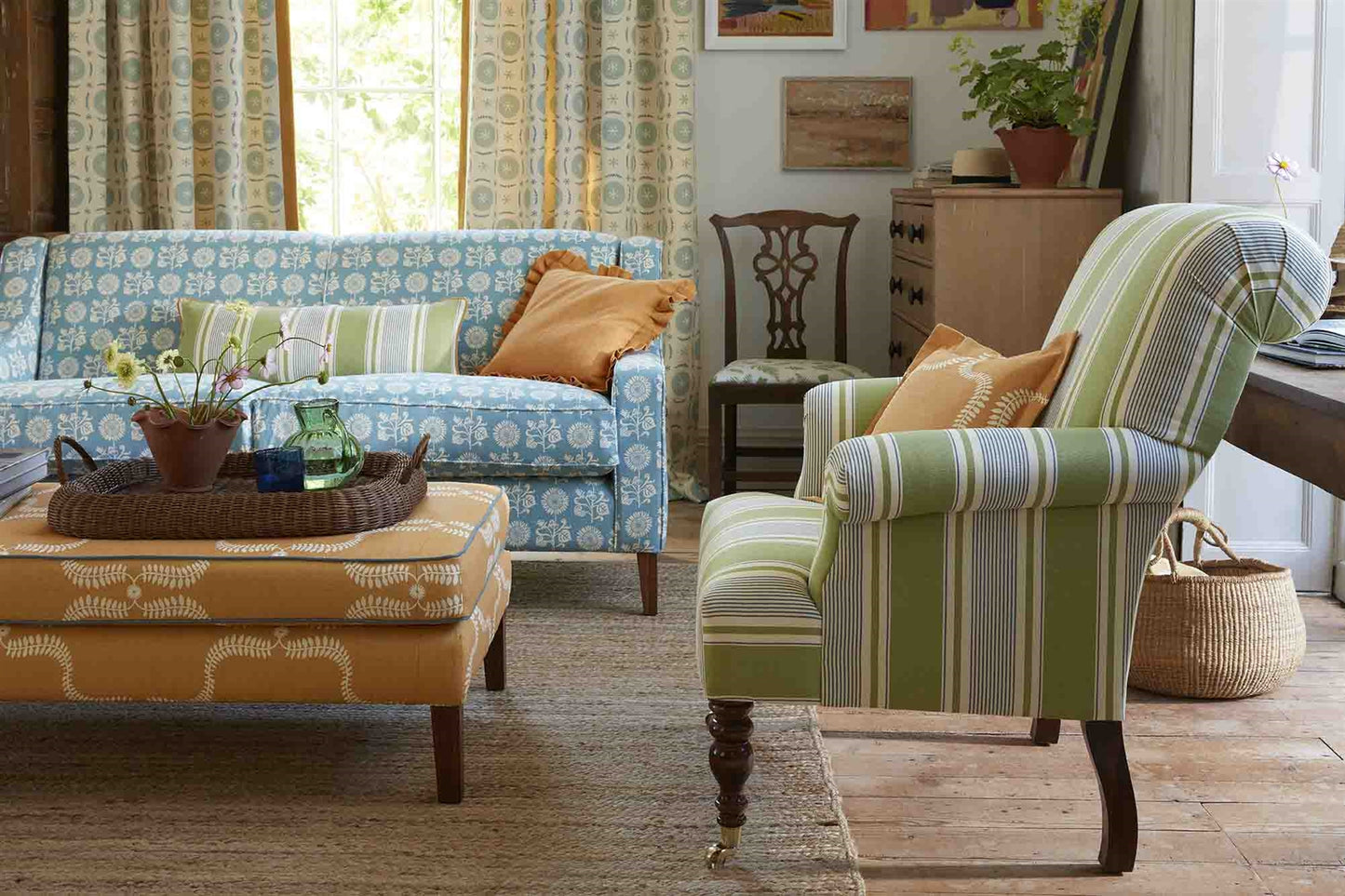 Amberley Footstool - Up the Garden Path - Was £1,578, NOW £1,420