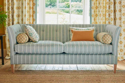 How to Style Your Living Room with Striped Sofas