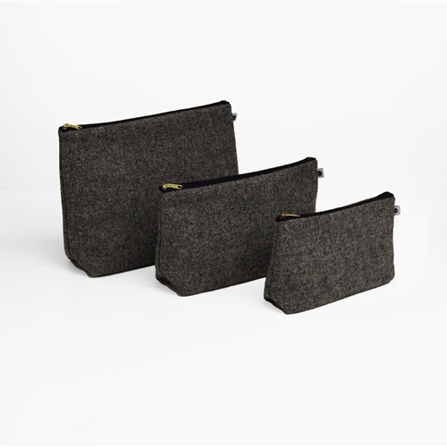 Harris Tweed - Wash Bag - Storm