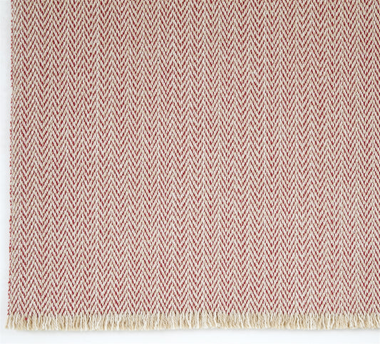 Stair or Floor Runner - Herringbone Rose