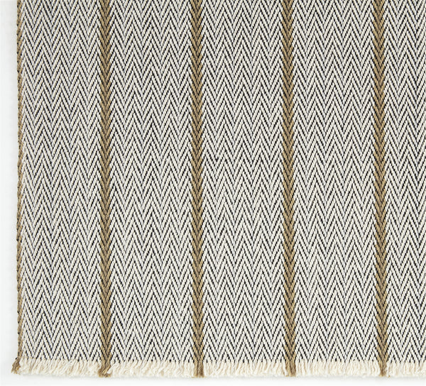 Herringbone Rug - Thunder, Bracken