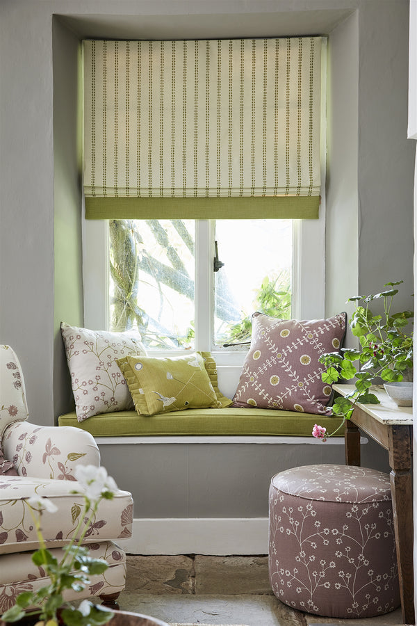 Window Seat Pad - Plain Kale - Was £224, NOW £100