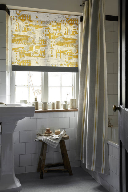 Stockholm Stripe - Dove, Saffron, Winter