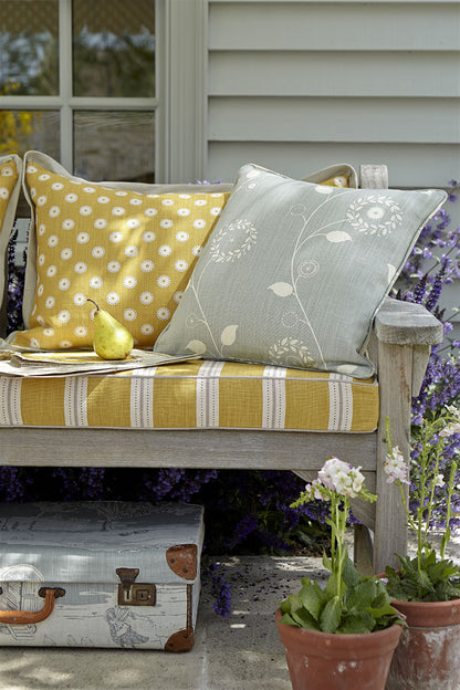Stockholm Stripe - Saffron, Dove, Winter
