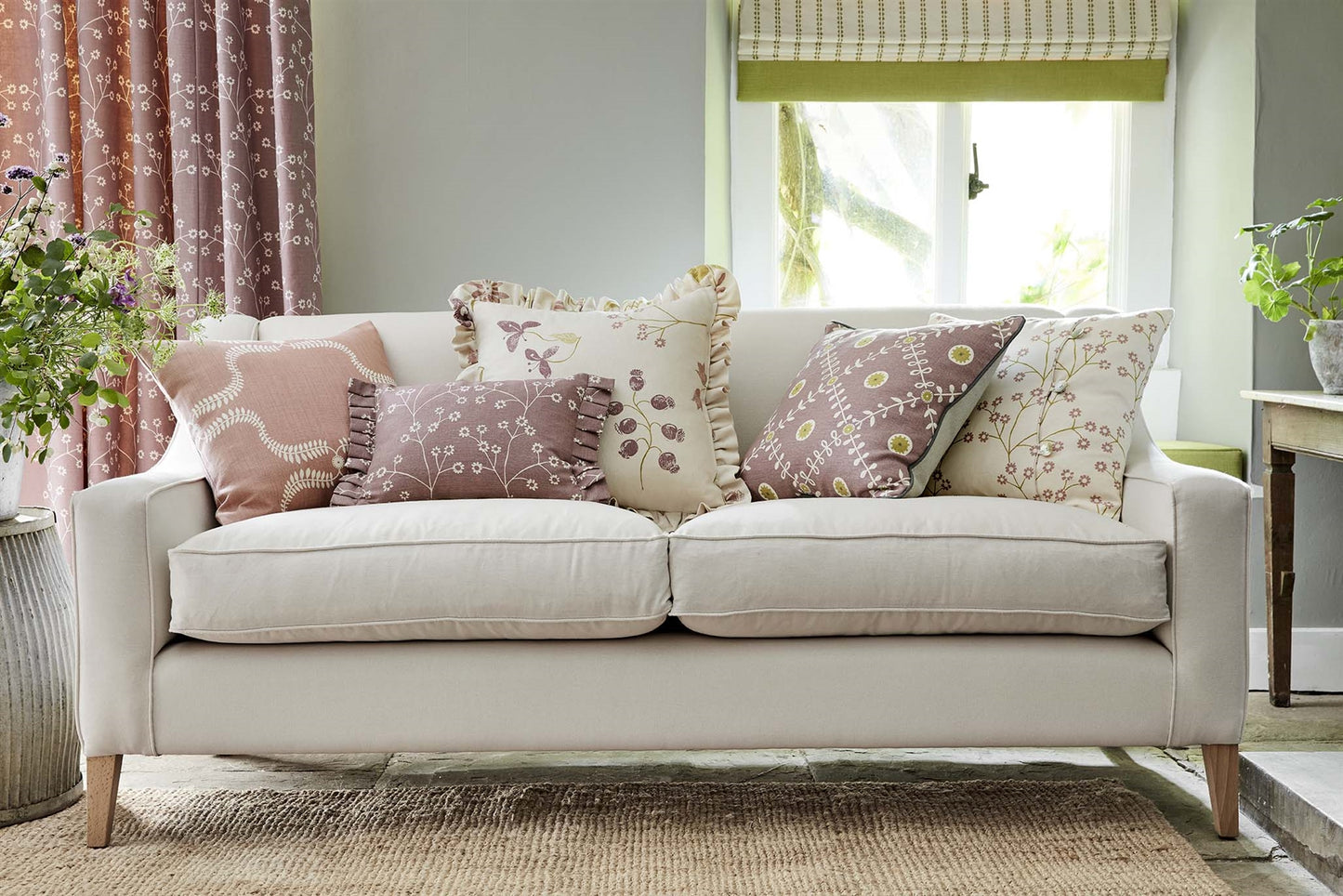Up the Garden Path - Dusky Pink Design