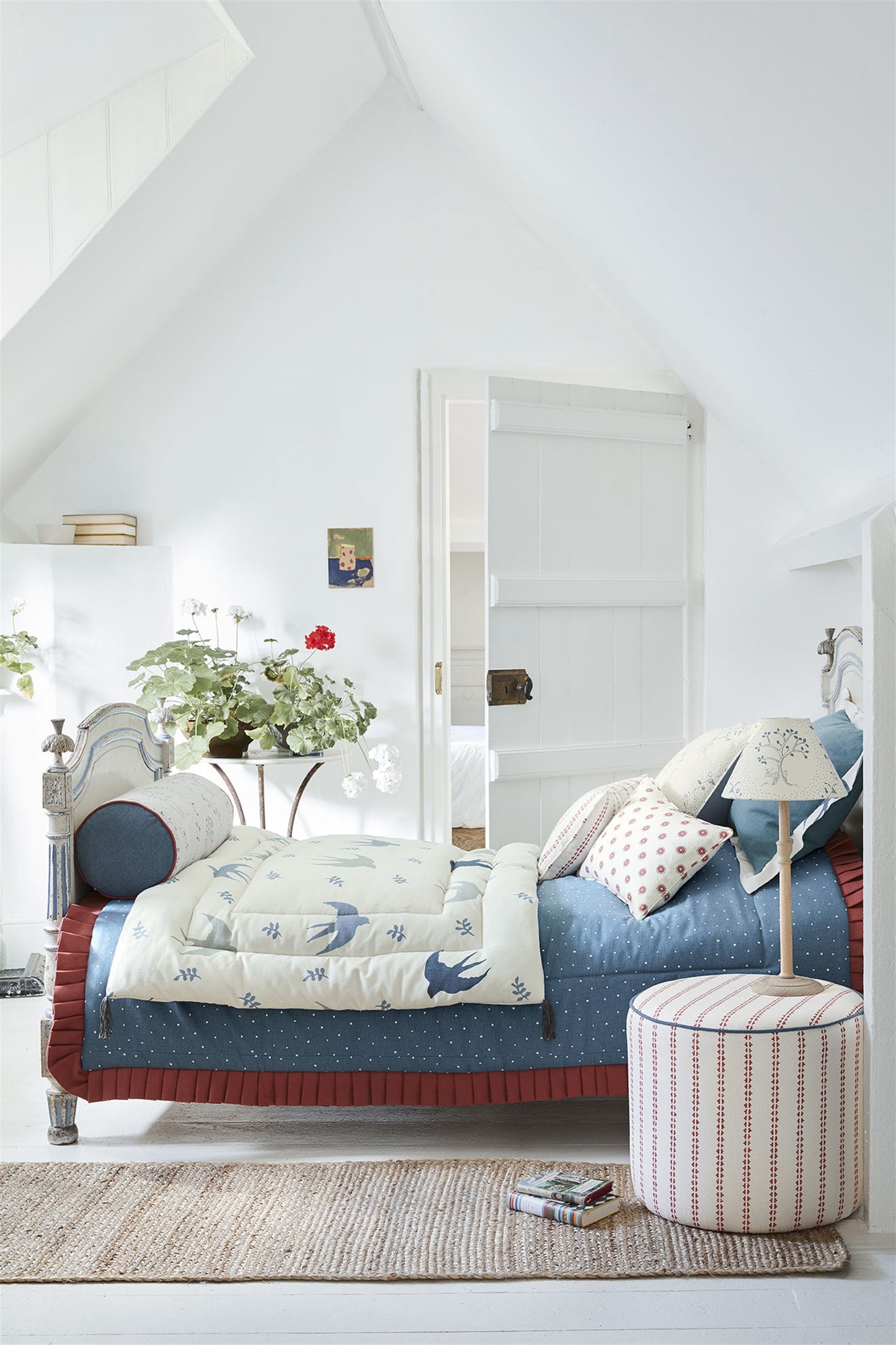 Simple Ticking Detail - Soft Raspberry