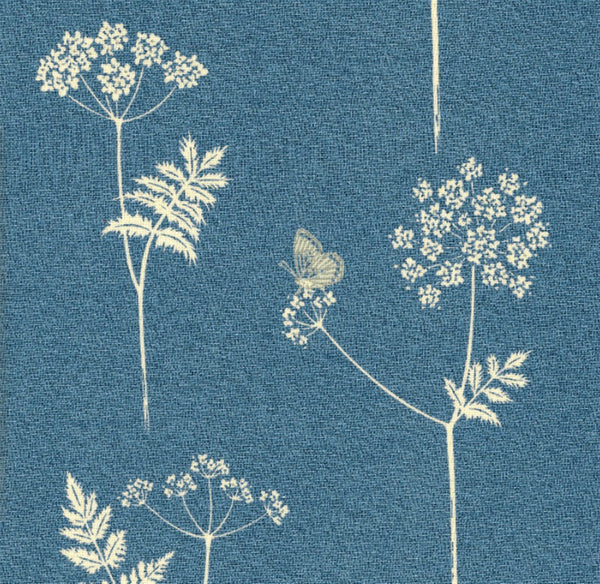 Cow Parsley - Cornflower, Duck Egg
