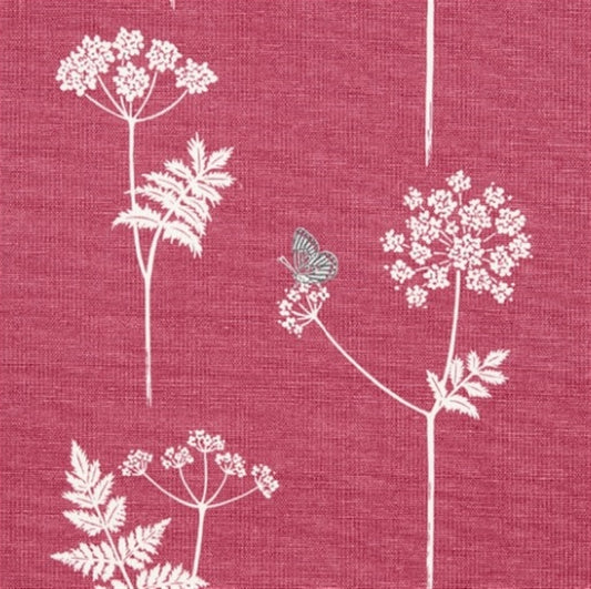 Cow Parsley - Damson, Charcoal
