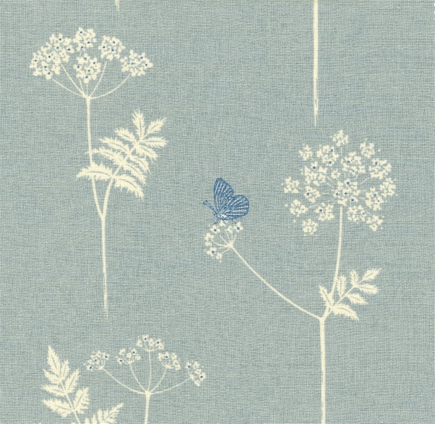 Cow Parsley - Duck Egg, Cornflower