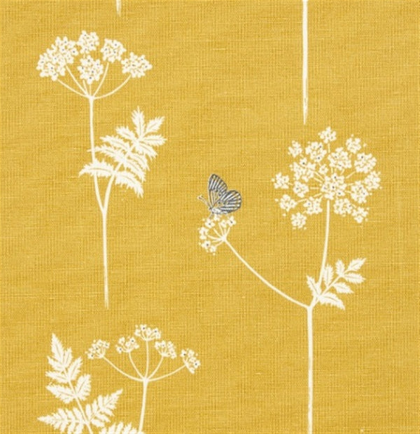 Cow Parsley - Saffron, Charcoal