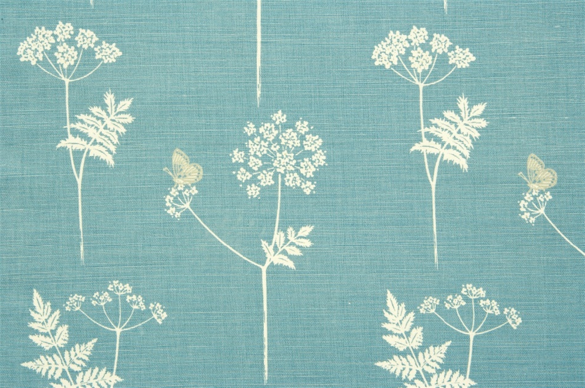 Cow Parsley - Teal, Pigeon