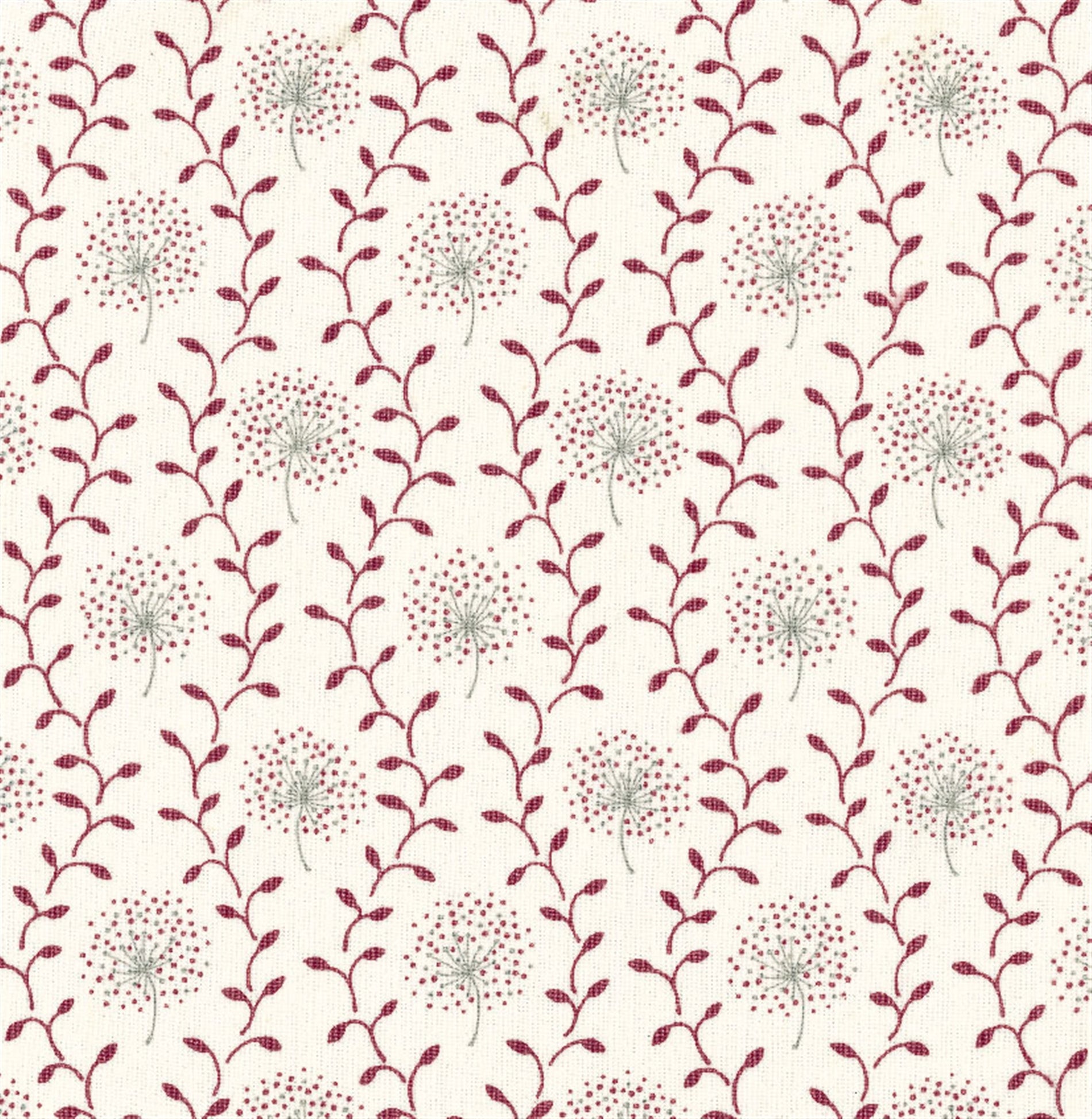 Dandelion Trellis - Cranberry, Stone