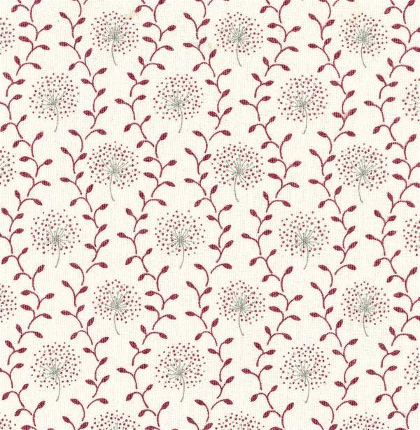Dandelion Trellis - Cranberry, Stone