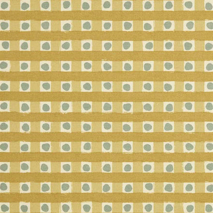 Dotty Check - Soft Ochre, Ochre, Smoke