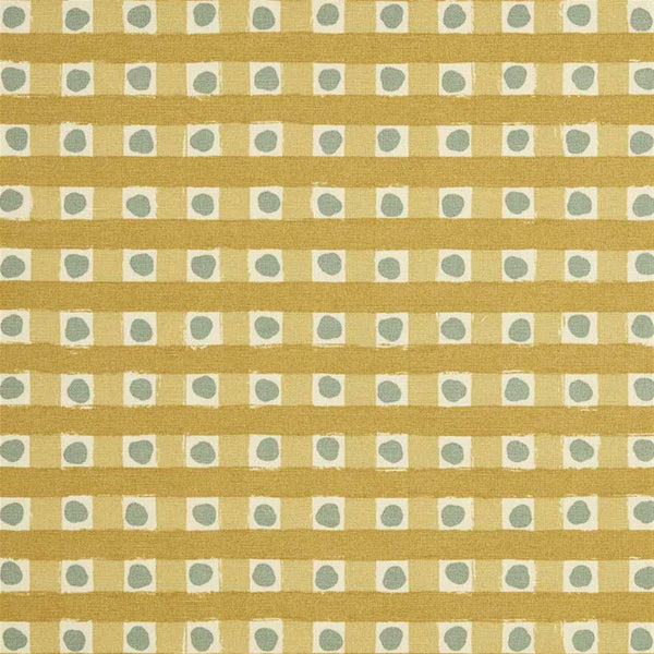 Dotty Check - Soft Ochre, Ochre, Smoke