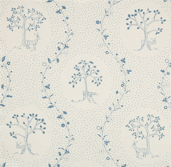 Fallow Deer - Cornflower - By the metre