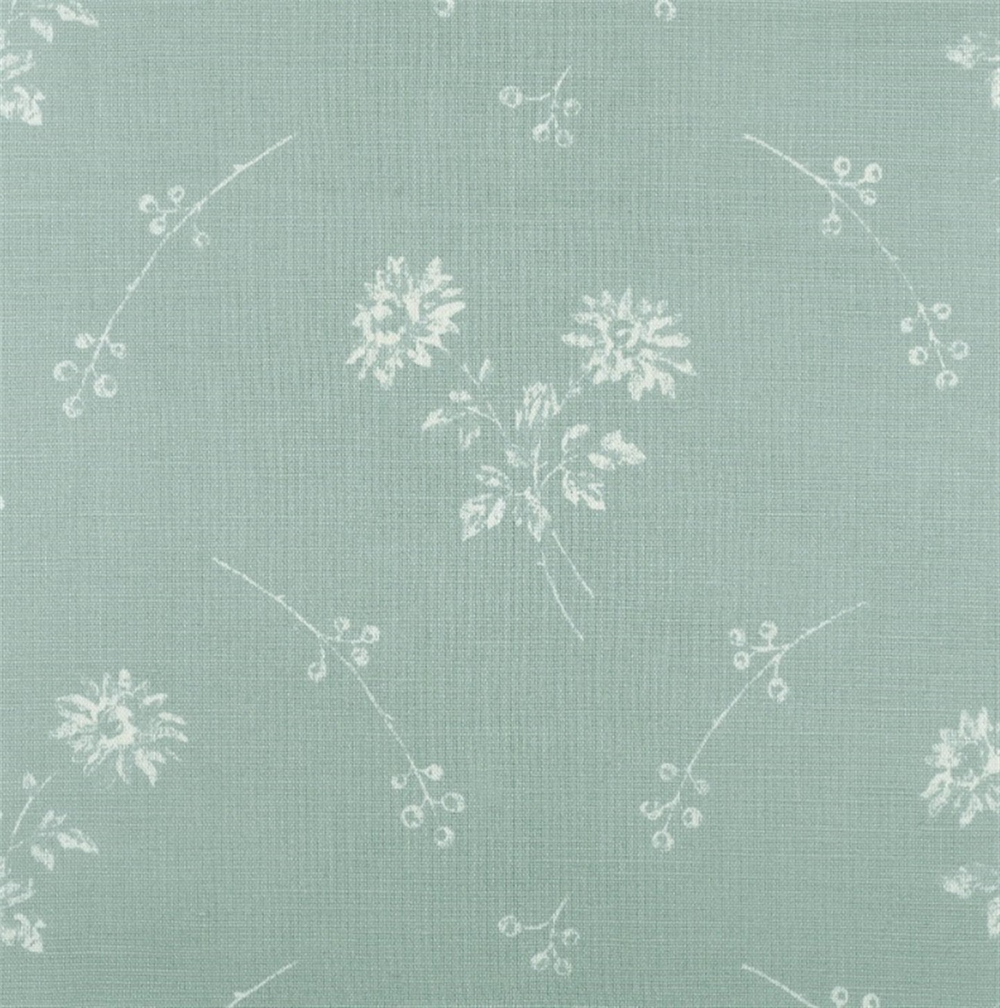 French Floral - Soft Duck Egg - Discontinued - Cut Lengths