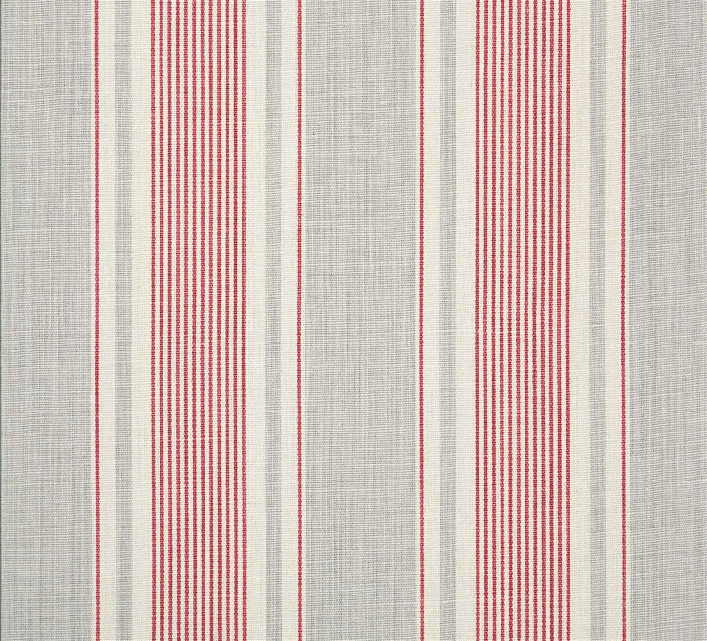 French Ticking - Clay, Damson- Cut Lengths