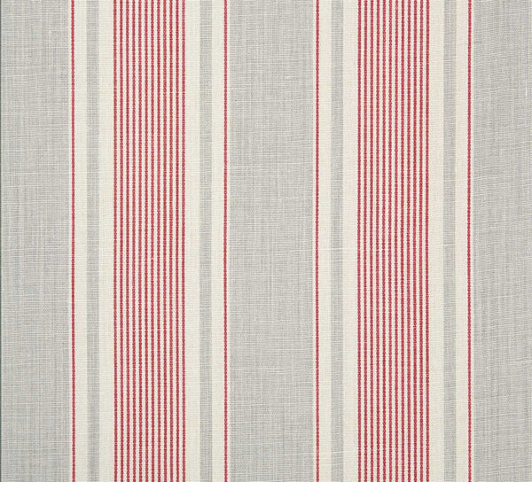 French Ticking - Clay, Damson- Cut Lengths