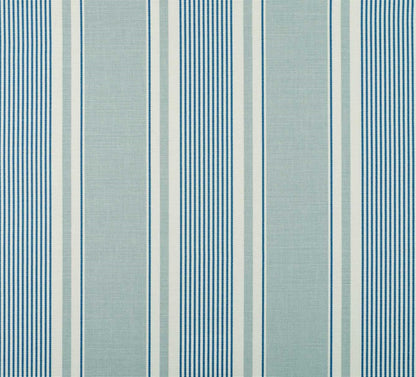 French Ticking - Duck Egg, Denim