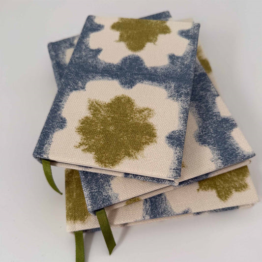 Origami Notebook - Indigo, Kale