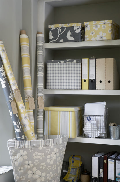 French Ticking - Buttercup, Clay