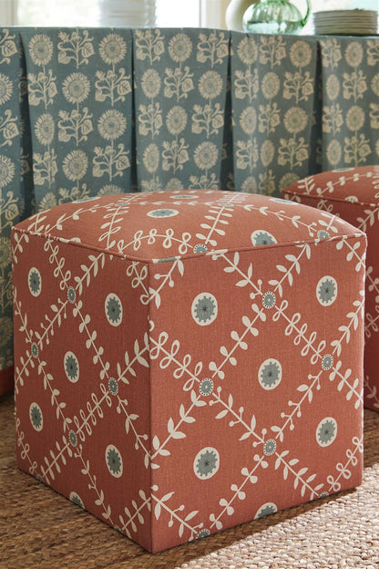 Cube Footstool - Fruit Garden - Was £440, NOW £360
