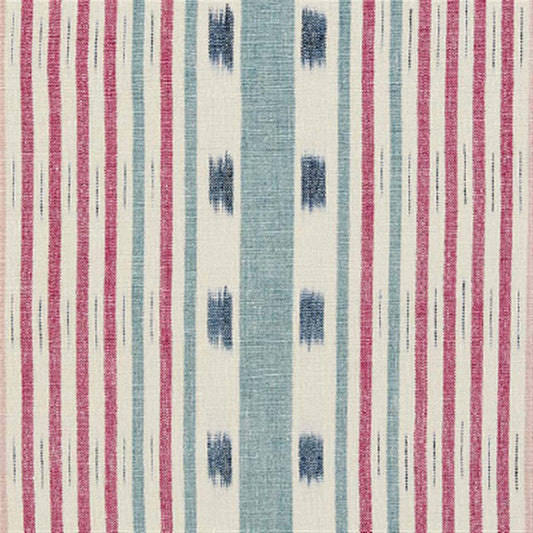 Lapland Stripe - Soft Cornflower, Cornflower, Damson, Lily Pink