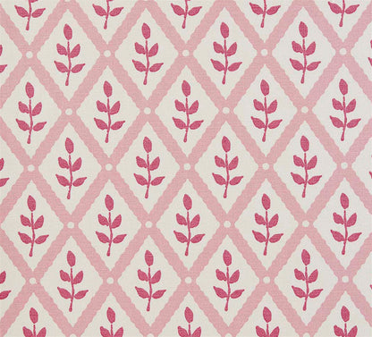 Lattice Leaf - Lily Pink, Mallow