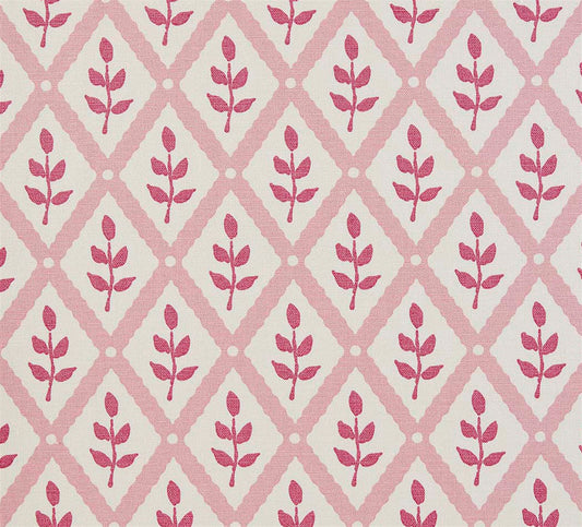 Lattice Leaf - Lily Pink, Mallow