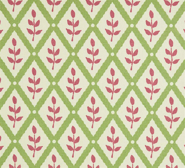 Lattice Leaf - Moss, Damson