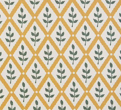 Lattice Leaf - Ochre, Lichen