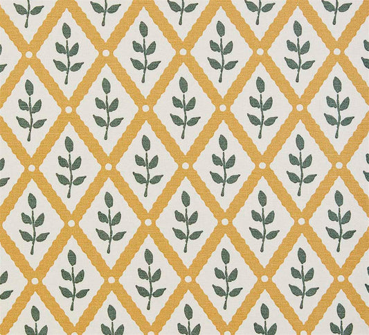 Lattice Leaf - Ochre, Lichen