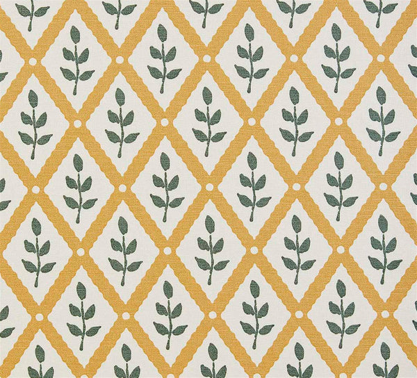 Lattice Leaf - Ochre, Lichen