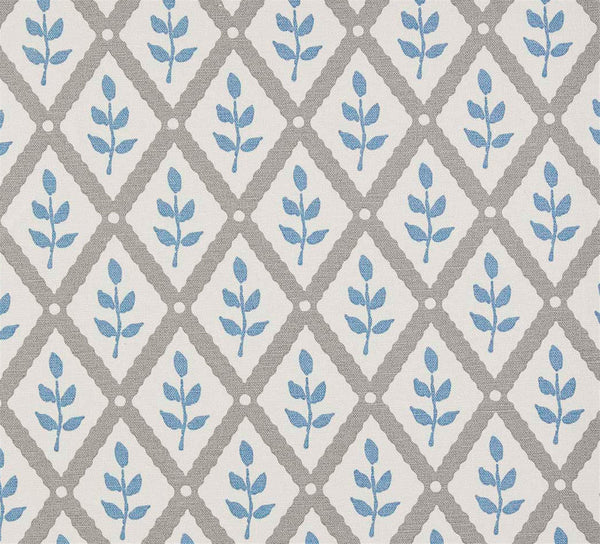Lattice Leaf - Scree, Soft Cornflower