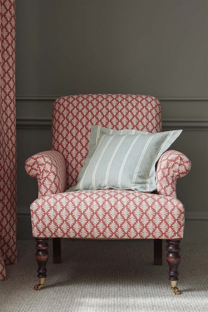 Stripe and Dash - Duck Egg, Cornflower