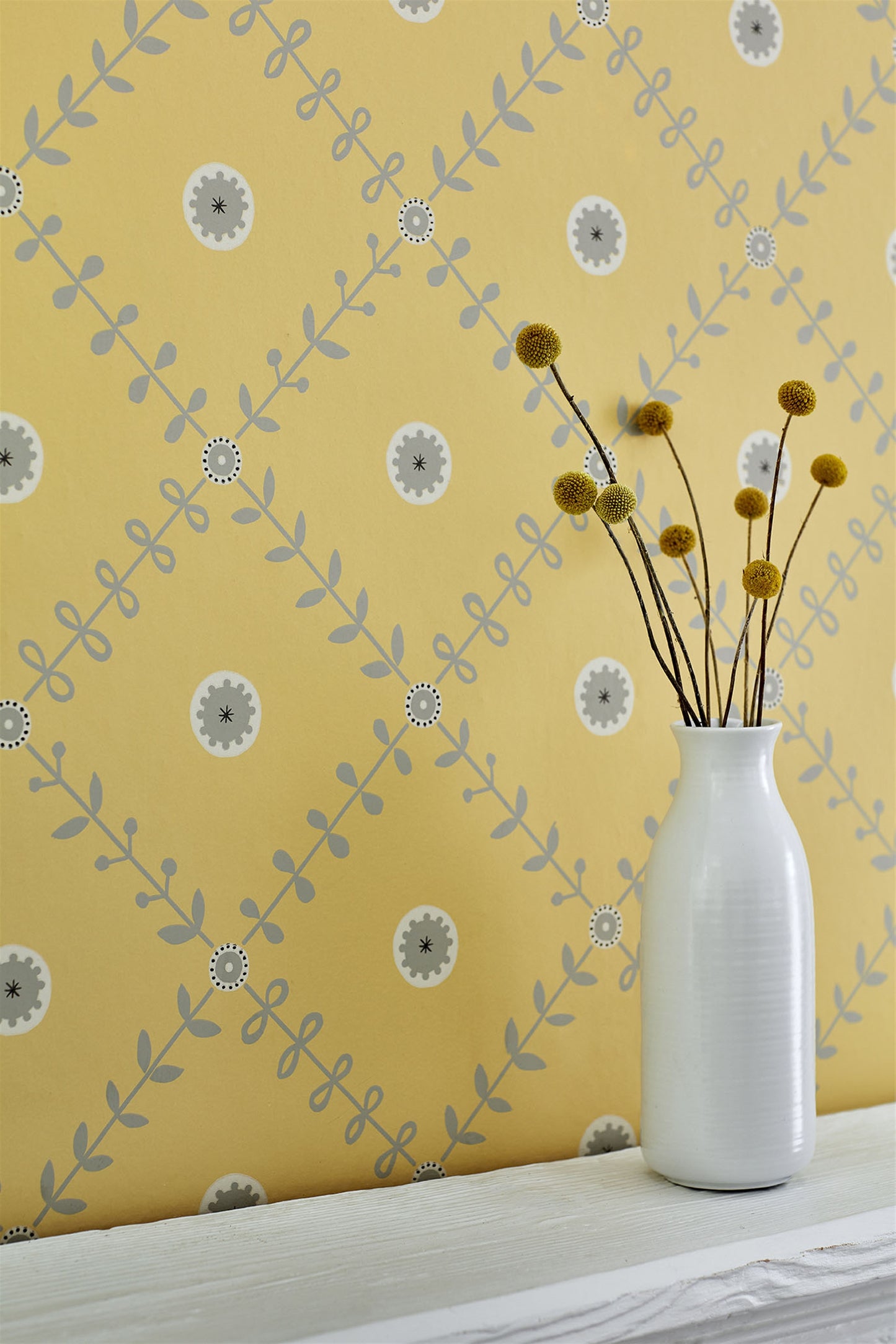 Fruit Garden - Wall Covering - Buttercup, Clay, Winter