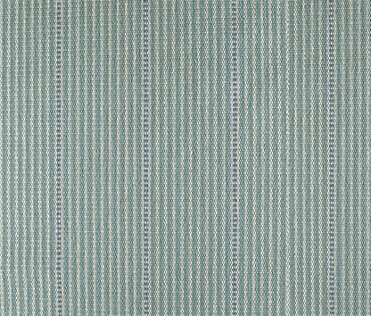 Stair or Floor Runner - Stripe and Dash - Smoke and Cornflower
