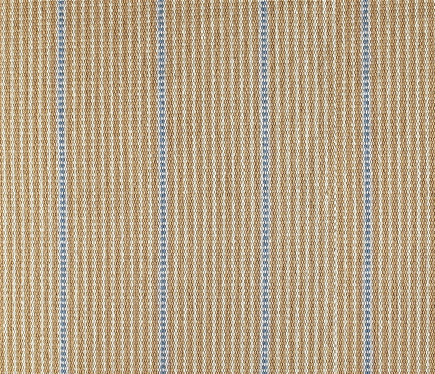 Stair or Floor Runner - Stripe and Dash - Mouse and Cornflower