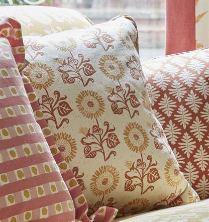 Sunflower Detail - Peach, Soft Day Lily, Day Lily - square