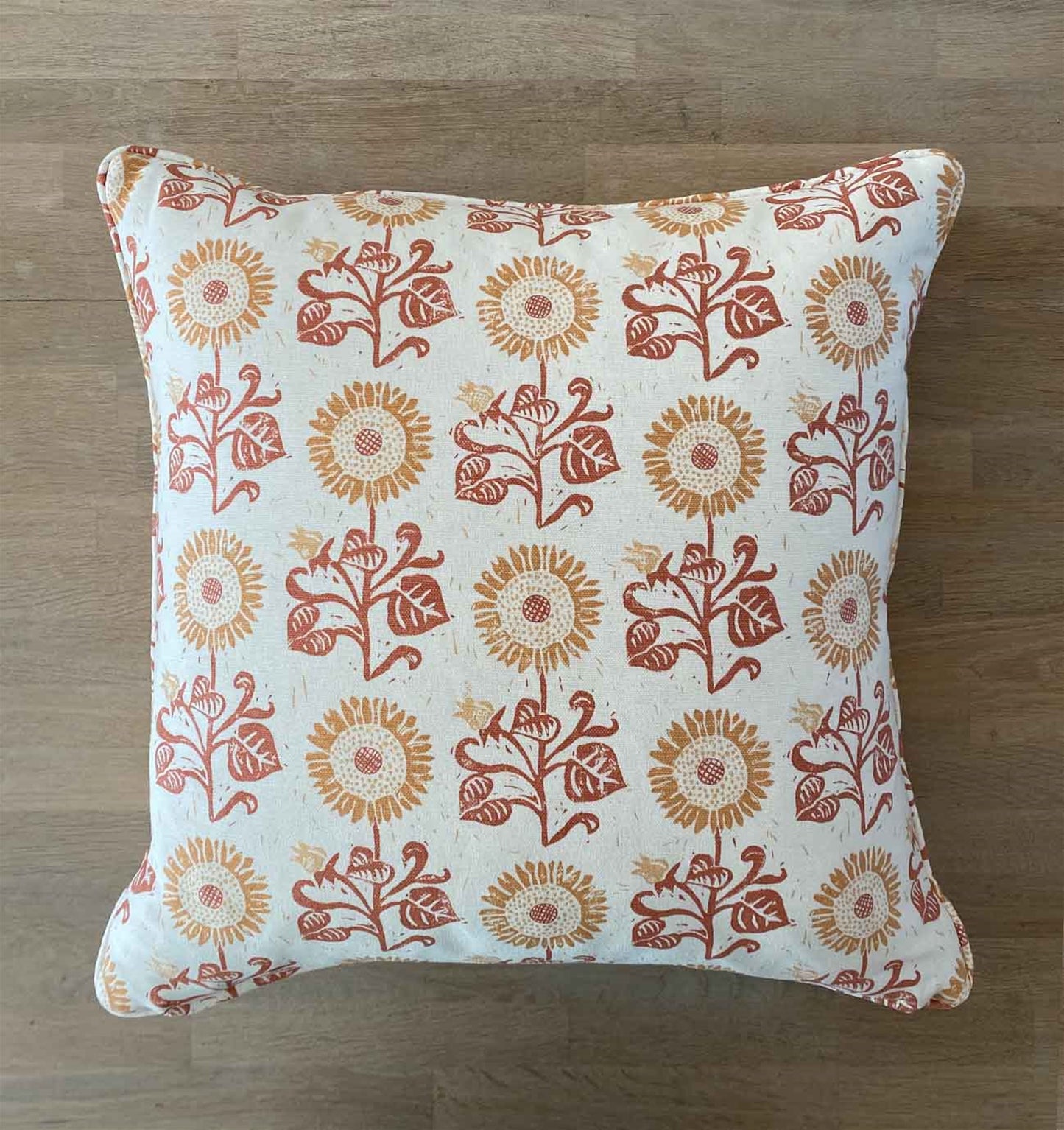 Sunflower Detail - Peach, Soft Day Lily, Day Lily - square