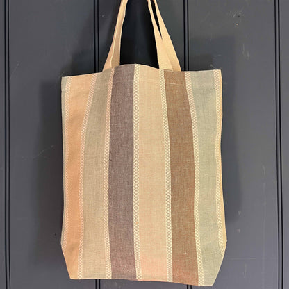 Tote Bag - Scandi Stripe, Cool and Pretty Maids, Clay, Sweet Pea