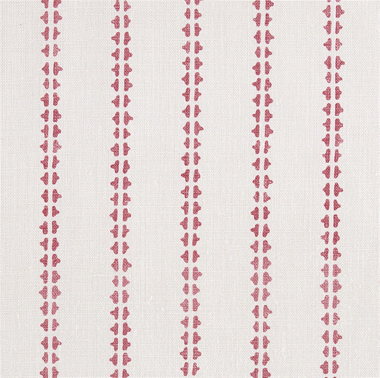 Simple Ticking Detail - Soft Raspberry
