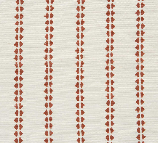 Simple Ticking Detail - Terracotta