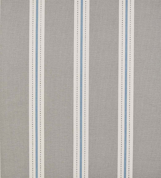 Stockholm Stripe - Scree, Soft Cornflower, Charcoal - By the metre