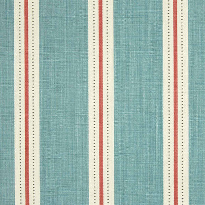 Stockholm Stripe - Teal, Tomato, Winter
