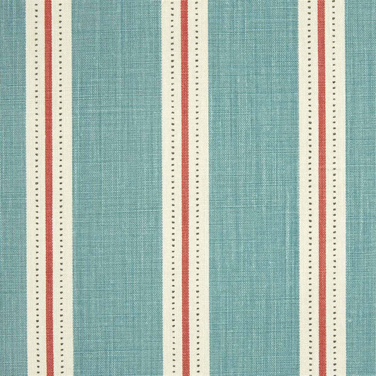 Stockholm Stripe - Teal, Tomato, Winter