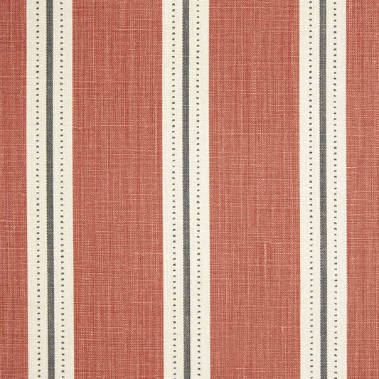 Stockholm Stripe - Terracotta, Charcoal, Winter