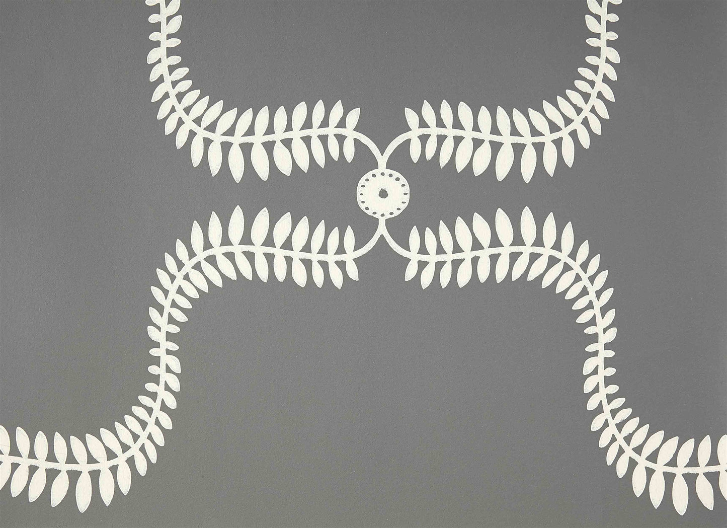 Up the Garden Path - Wall Covering - Charcoal